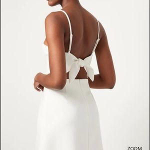 Whisper Tie Back Dress - French Connection - Size 6